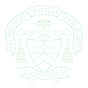 Archbishop Chapelle High School crest